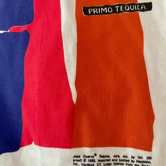 Vintage 90s Jose Cuervo Gold Tequila 1995 Promo Single Stitch Shirt Adult Large - Picture 4 of 4
